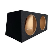 3/4" MDF Universal Fit Dual 12 Slot Ported Vented Box Subwoofer Enclosure