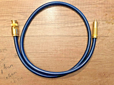 Ortofon 7 Nines 75Ω-SALE-Digital Coaxial Cable BNC to RCA 85 cm Hi-End Japan