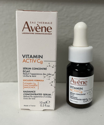 AVENE Vitamin Activ Cg Radiance Concentrated Serum Travel Size .3oz/10ml NIB