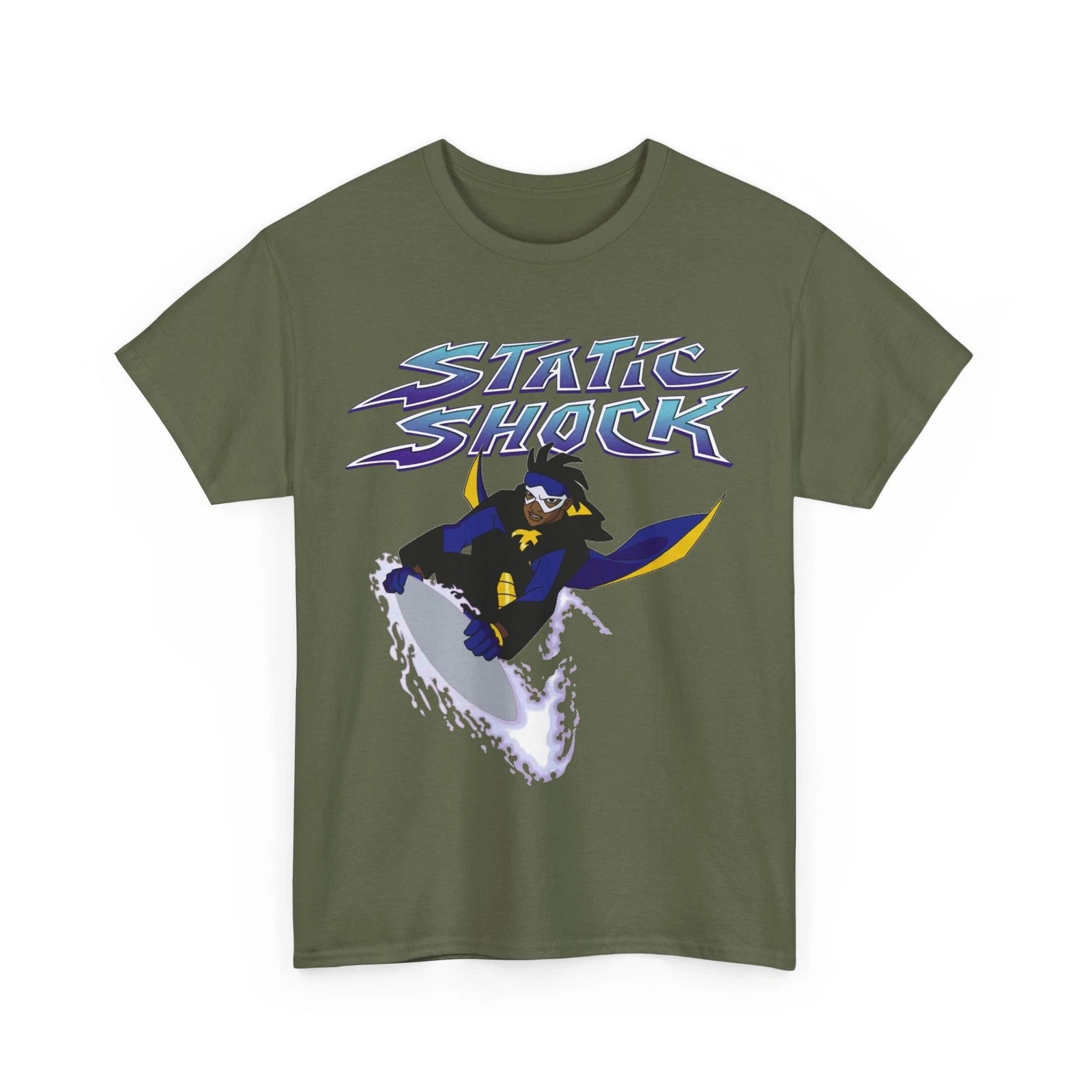 Static Shock T-Shirt - Milestone Comics - WB - DC Comics - Virgil Hawskin