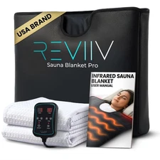REVIIV FAR Infrared Sauna Blanket for Home - Portable Infrared Sauna for Full...