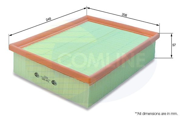 Air Filter Fits Land Rover Defender Discovery Freelander COMLINE EAF385