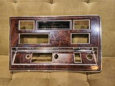 1980-1990 Oldsmobile Custom Cruiser Delta 88 98 Radio Bezel Dash Panel Woodgrain