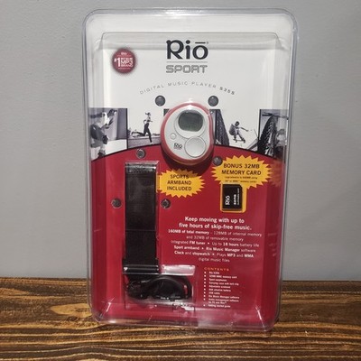 Rio Sport S35S MP3 Player Black Red Bonus Memory