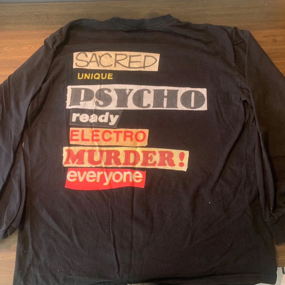 Supreme SS20 Sacred Unique Black Long Sleeve Graphic Tee Mens Size Large - Image 2 of 4