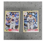 2017 Topps Aaron Judge Rookie Yankees Lot of 2 Cards 87T -177 U587-35