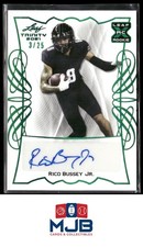 2021 Leaf Trinity Rico Bussey Jr. Green #/25 Auto #BA-RBJ