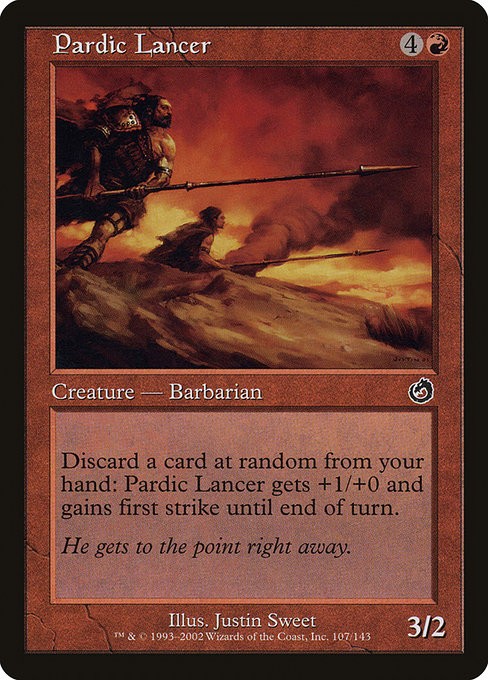[MTG] Pardic Lancer (107) (TOR) HP-DMG