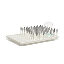 OXO Tot Baby Bottle Drying Rack with Drain Board, Portable Drying Rack Newborn