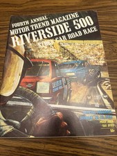 Stock programma auto 1966 RIVERSIDE 500 stock auto corsa su strada Dan Gurney vincitore