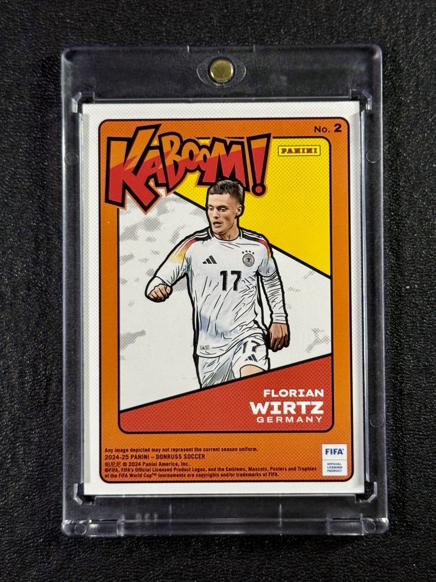 2024-25 Panini Donruss FIFA Florian Wirtz #2 Kaboom Case Hit SSP