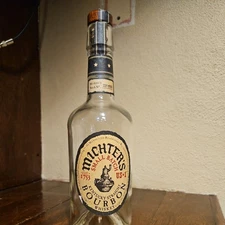 EMPTY Michter's Small Batch US*1 Kentucky Straight Bourbon Whiskey Bottle & Cork