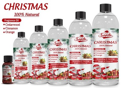 Weihnachtsaroma für Diffuser Duftölmischung Zedernholz, Zimt & Orange