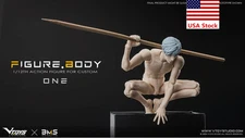 VTOYS X BMS VB002 1/12 Flexible Male Pale Joint Doll Body w/Head 6"Action Figure