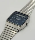 Vintage Seiko H357-500B Ana-Digi Alarm Chronograph 7J Blue Dial Running - SB10