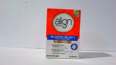 Exp 6/26 Align Probiotic Bloating Relief+Food Digestion 28 CT EXP 08/26