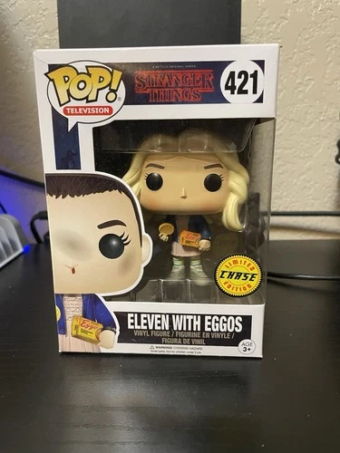 Funko Pop! Vinyl: Stranger Things - Eleven with Eggos (Chase) #421