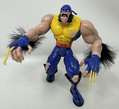 Vintage X-Men ToyBiz Marvel Bone Claws Wolverine Figure RARE deluxe figure