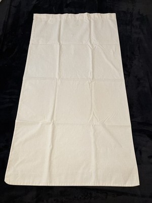 VINTAGE SPRINGMAID YELLOW CHECK KING PILLOWCASE. 38  X 20 1/2 