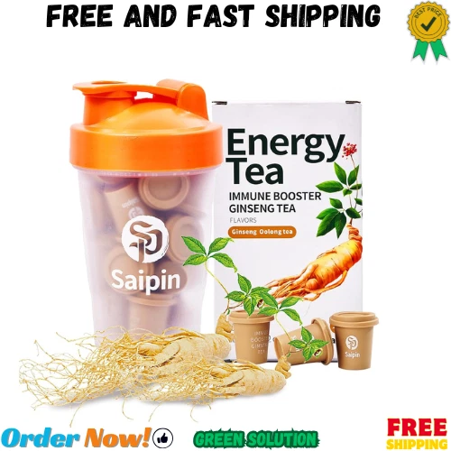 SAIPIN Ginseng Tea 20 Pack Organic Instant Powder Energy Immune Support