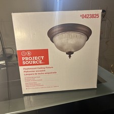 Project Source Oil-Rubbed Flush mount Ceiling...