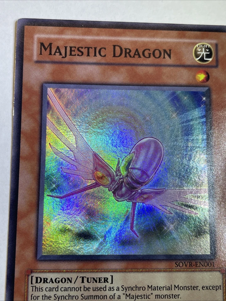 Yugioh Majestic Dragon Unlimited Edition Super Rare SOVR-EN001 - Image 2 of 4