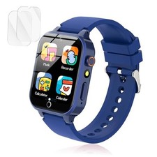 Smart Watch for Kids, with 26 Puzzle Games, Touch Screen, HD Camera, Blue