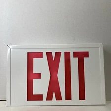 Lot of 10 Exit Sign Emergency