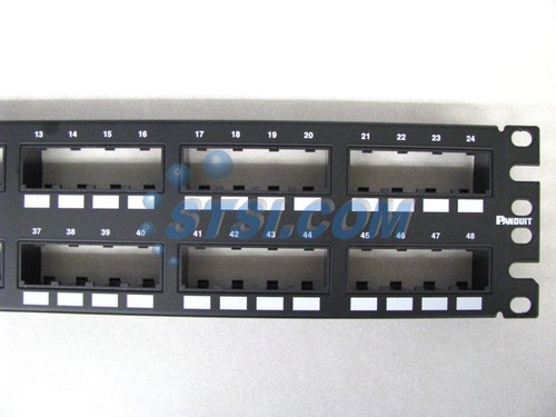 Panduit CPP48FMWBLY 48-Port Flush Mount Patch Panel ~STSI - Picture 4 of 8