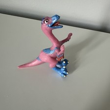 Learning Curve Jim Henson's Dinosaur Train Plastic Figure Pink  Blue - EUC 
