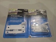 PLPCI Window Sash Lock Keeper White 2-1/4 Hole Spacing, 3/8 Backset F 2533
