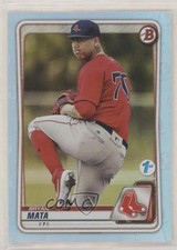 2020 Bowman 1st Edition Sky Blue Foil Bryan Mata #BFE-128 00e1