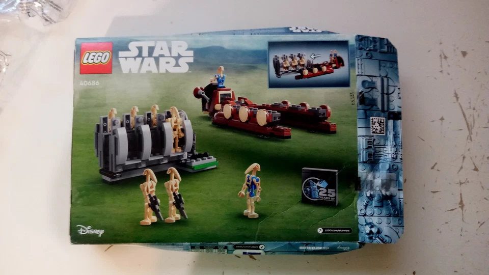 LEGO 40686 Star Wars Federación de Comercio Tropa Carrier Set Nuevo - Caja Dañada Foto 3 de 3