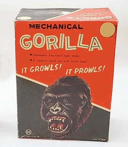 Marx Mechanical  Wind Up Gorilla Empty Replacement Box