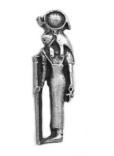 Sekhmet Egyptian Goddess Pewter Pin Badge / Brooch