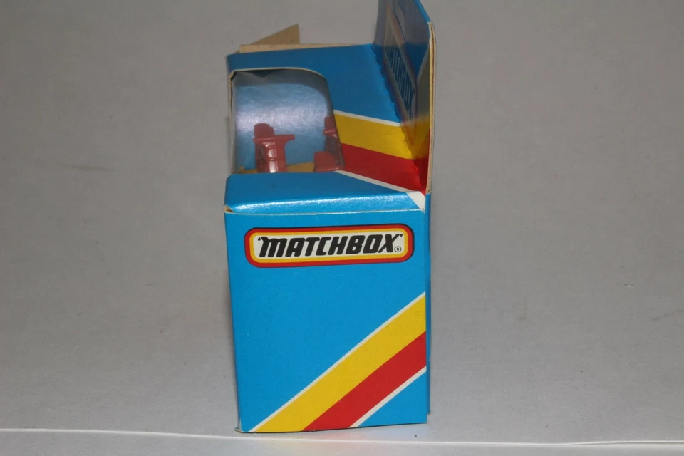 MATCHBOX SUPERFAST #75+ MOTORCYCLE TRAILER, RARE YELLOW TRAILER, RED CYCLES - Image 2 of 4
