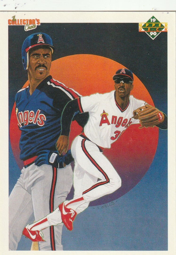 FREE SHIPPING-MINT-1990 Upper Deck Devon White #5 ANGELS PLUS BONUS CARDS