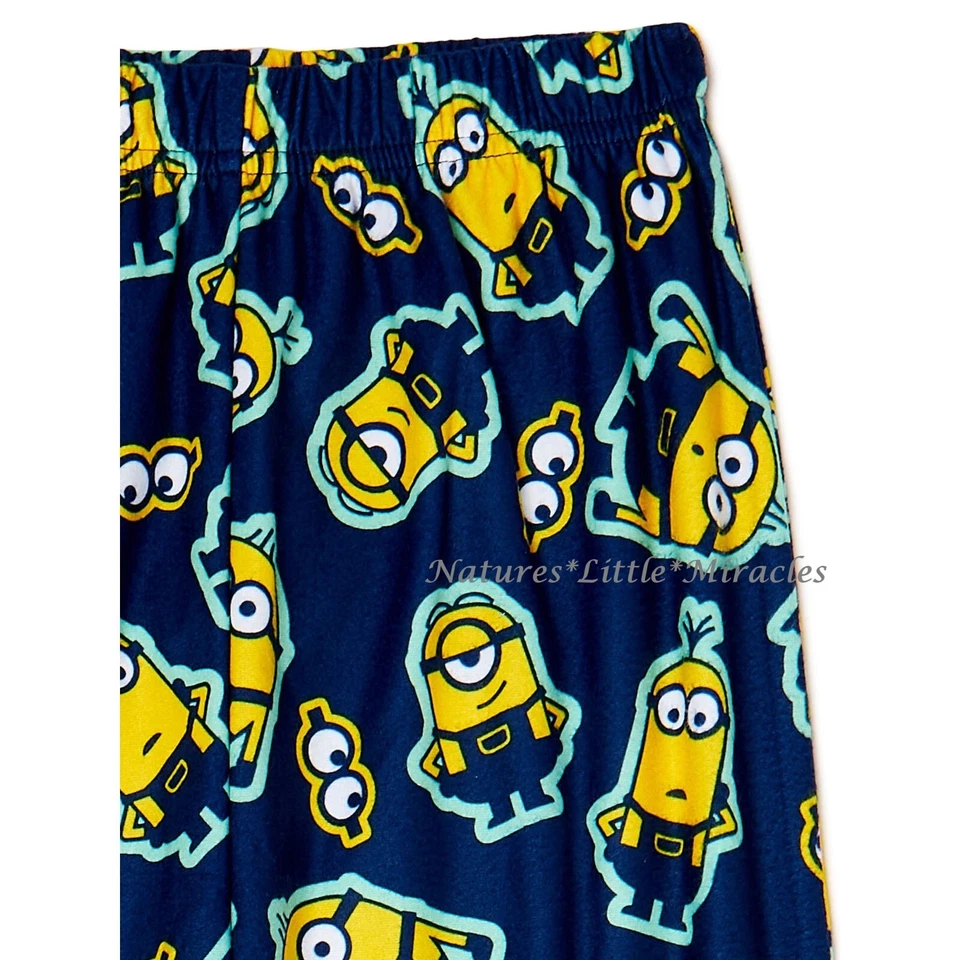 Minions Pijama Talla 4 5 6 7 8 10 12 Niños Niñas Manga Larga Camisa Pantalones Conjunto Nuevo con Etiquetas Foto 3 de 3