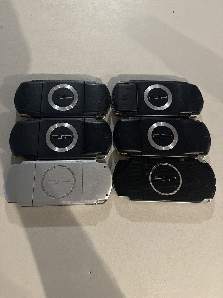 Lot Of 6 PSP PlayStation Portable Broken For Parts/Repair