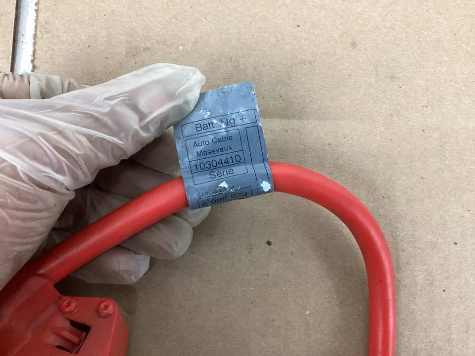 BMW 328i 2007-2013 batería más poste terminal cable rojo positivo 6988974 OEM Foto 3 de 4