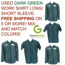 Used Work Shirts GREEN Cintas, Redkap, Unifirst, G K