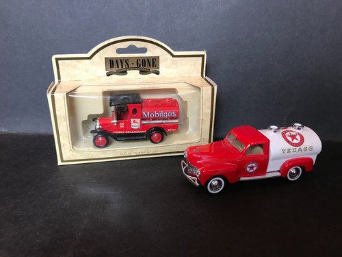 DIE CAST LOT OF 2 PETROL TRUCKS DAYS 