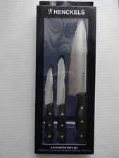 ZWILLING HENCKELS  3 Piece Starter Knife Set Solution NEW