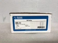 System Sensor SWLED Wall Fire Strobe White Body Clear Lens New In Box