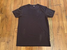 Uniqlo Brown Dry Crew Size Small Short Sleeve Basic Casual Crew Lightweight T
