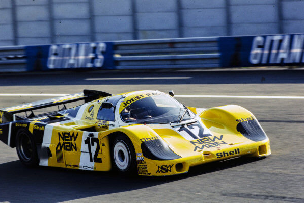 Vintage Porsche 956 Le Mans 1984 Racing Photo 4x6 Volkert Merl Dieter Schornstein