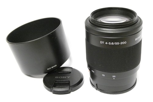 SONY DT 55-200mm Objetivo para Cámaras SONY A-Mount Usado