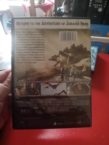 The Lost World: Jurassic Park (DVD, 1997) - Picture 2 of 4