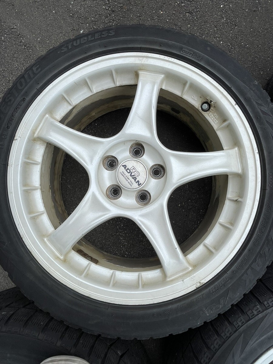 JDM RC ADVAN Aluminum Wheel Yokohama 17in 5x100 7j ET48 ,4