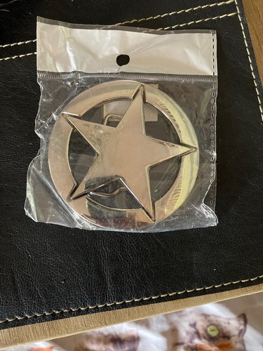 Sheriff Star Novelty Metal Belt Buckle 